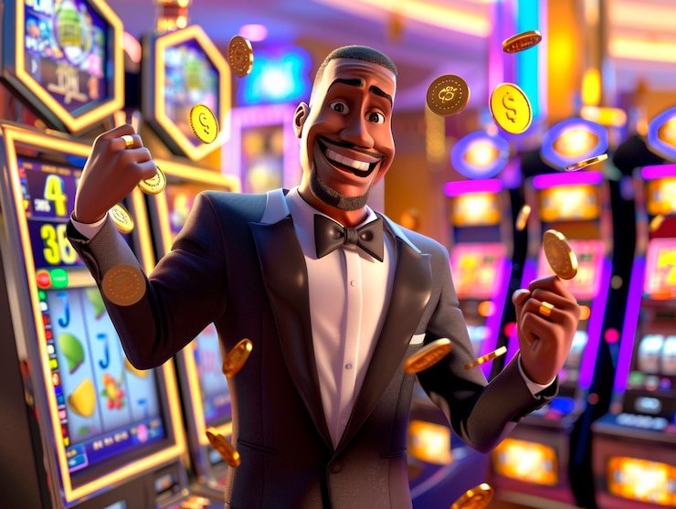 Tampilan meja dealer langsung selot5000 dengan chat pemain dan streaming multi-kamera